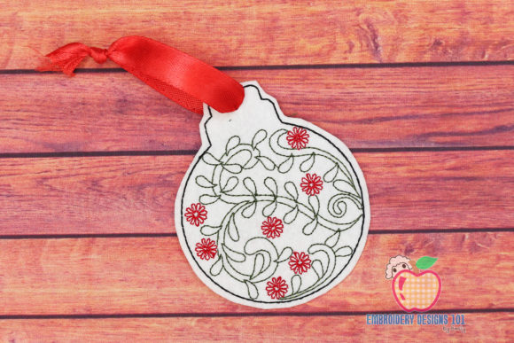 Christmas Ball with Flower Design Review for Craft Fairs