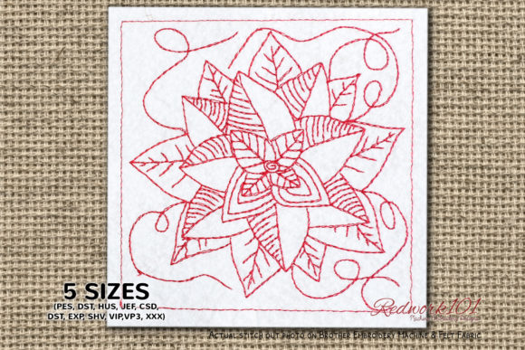Christmas Flower Lineart Design Review for Business