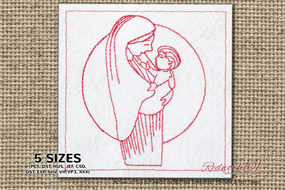 Merry Christmas Mothers Redwork: A Designer's Review