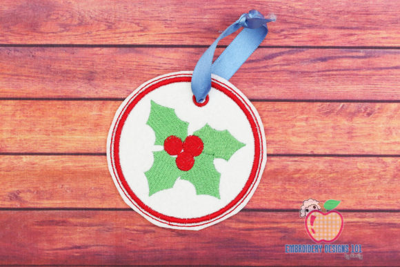 Review: Christmas Mistletoe in the Hoop Ornament Design