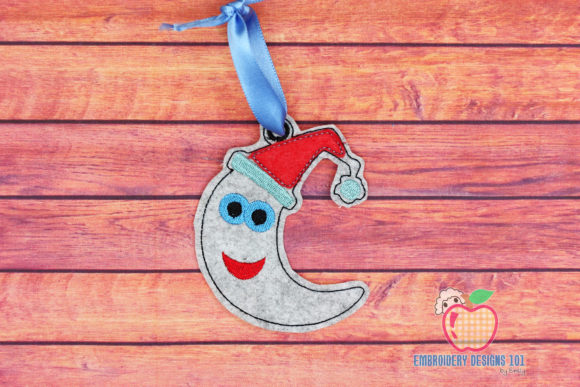 Review: Christmas Moon in the Hoop Ornament for Boutique Sweatshirts