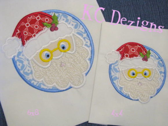 Review: Christmas Santa Circle Applique for Etsy Shops