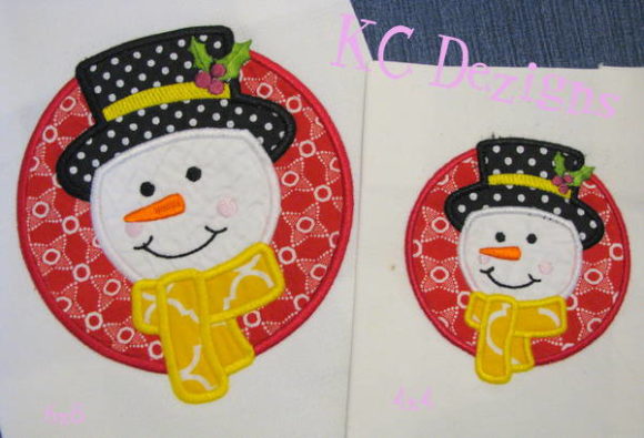 Review: Christmas Snowman Circle Applique for Holiday Projects