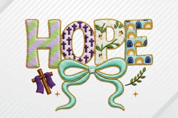 Review: HOPE Christian Faux Embroidery PNG for Holiday Crafts