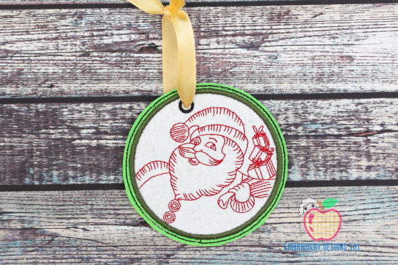 Review: Santa Claus Carrying Gift Bag Ornament Design