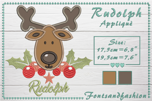 Rudolph Applique: A Designer's Review for Holiday Gifts