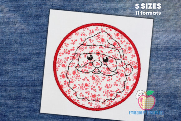 Santa Face in Circle Applique: A Designer's Review