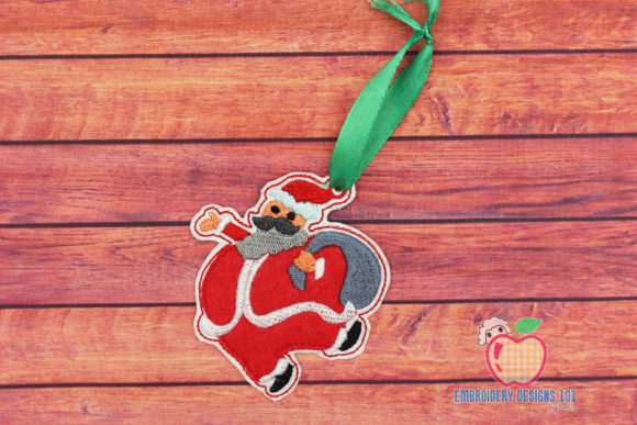 Santa Walking with Giftbag: A Designer's ITH Review