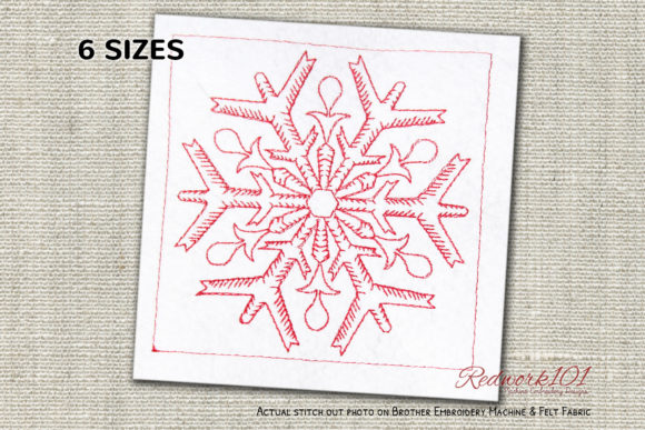 Snow Flakes Bluework: A Designer's Holiday Review