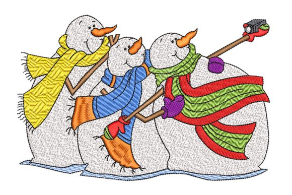Snowmen Selfie: A Designer's Review for Holiday Merch