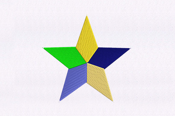 Star: A Festive Embroidery Design for Holiday Collections